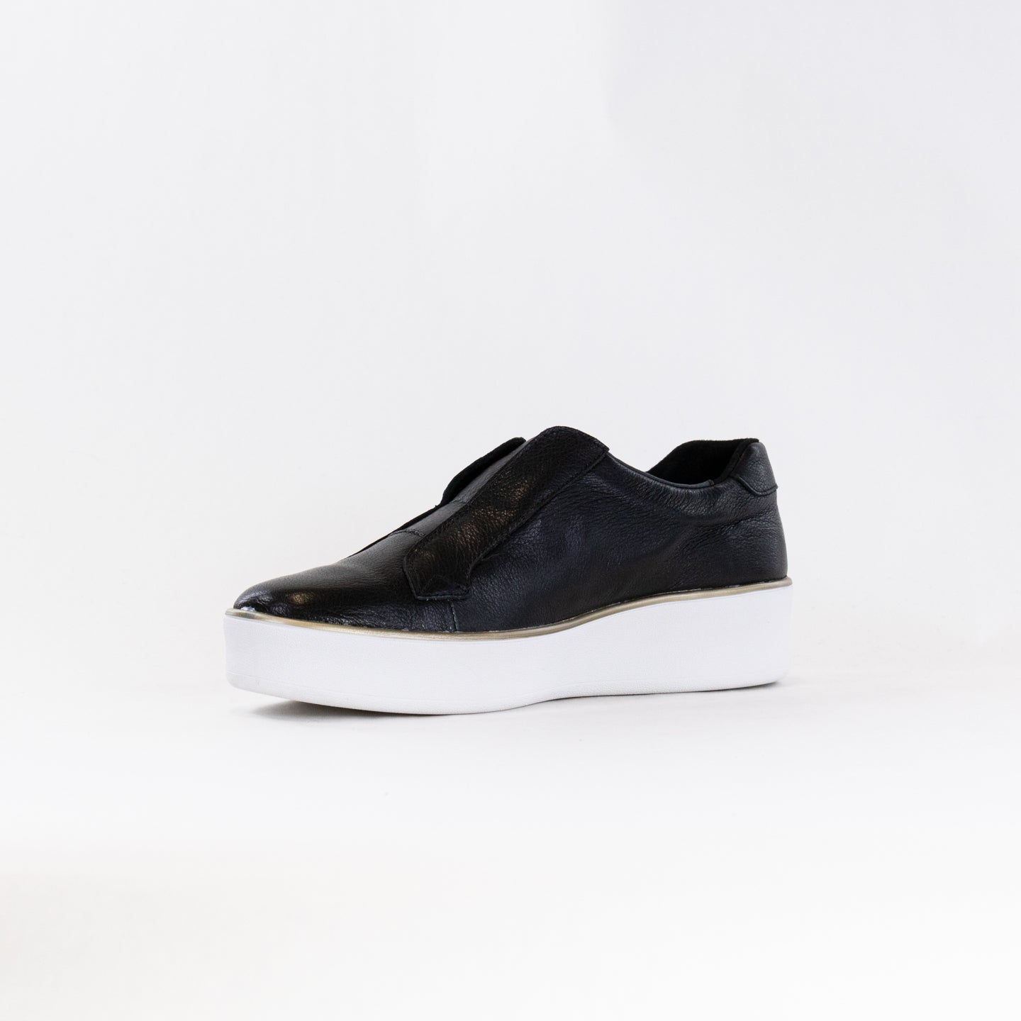 Black Women's Ziera Zikta Leather Orthotic-friendly Sneakers