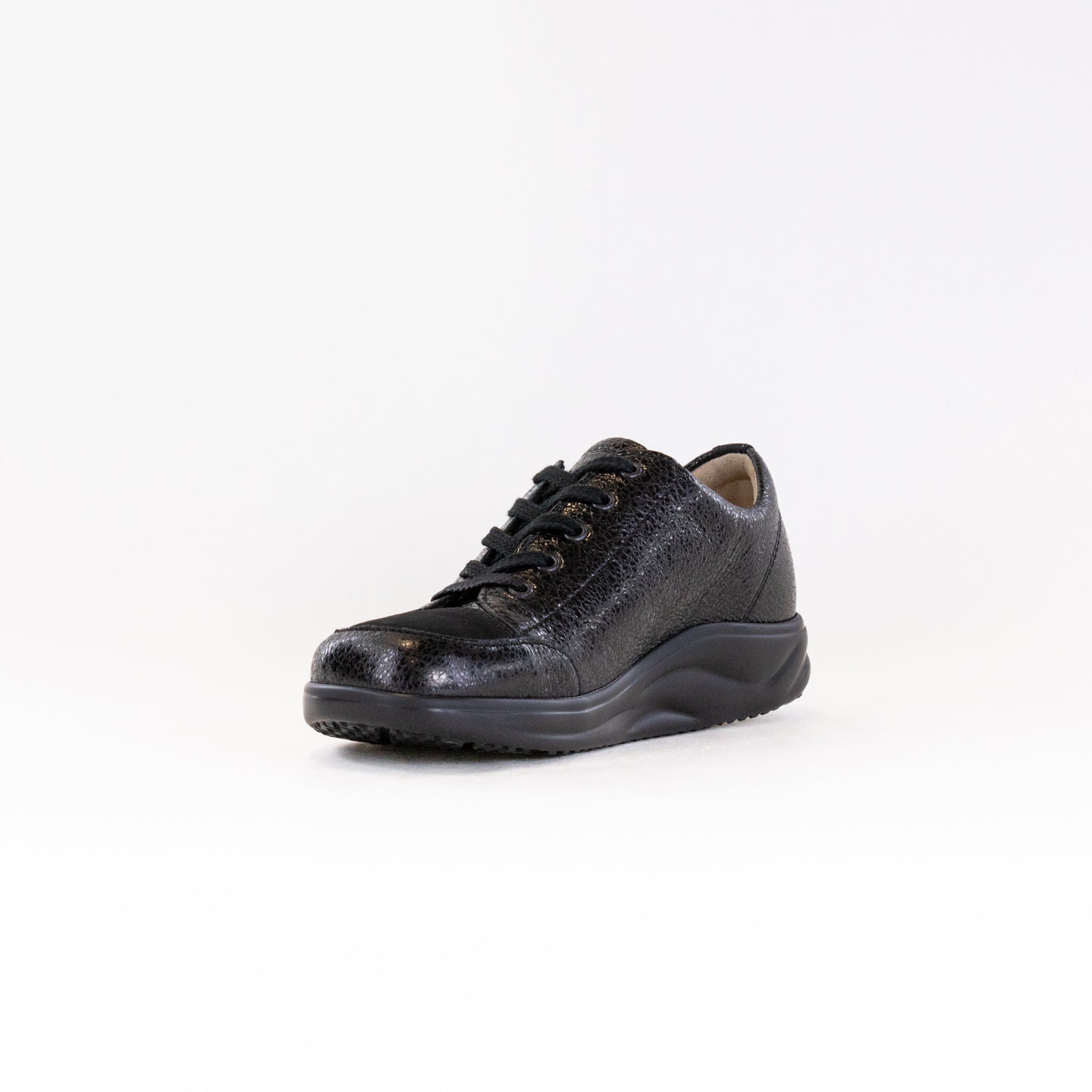 Finn Comfort Women's Ikebukuro Leather Lace - Up Shoes in Black