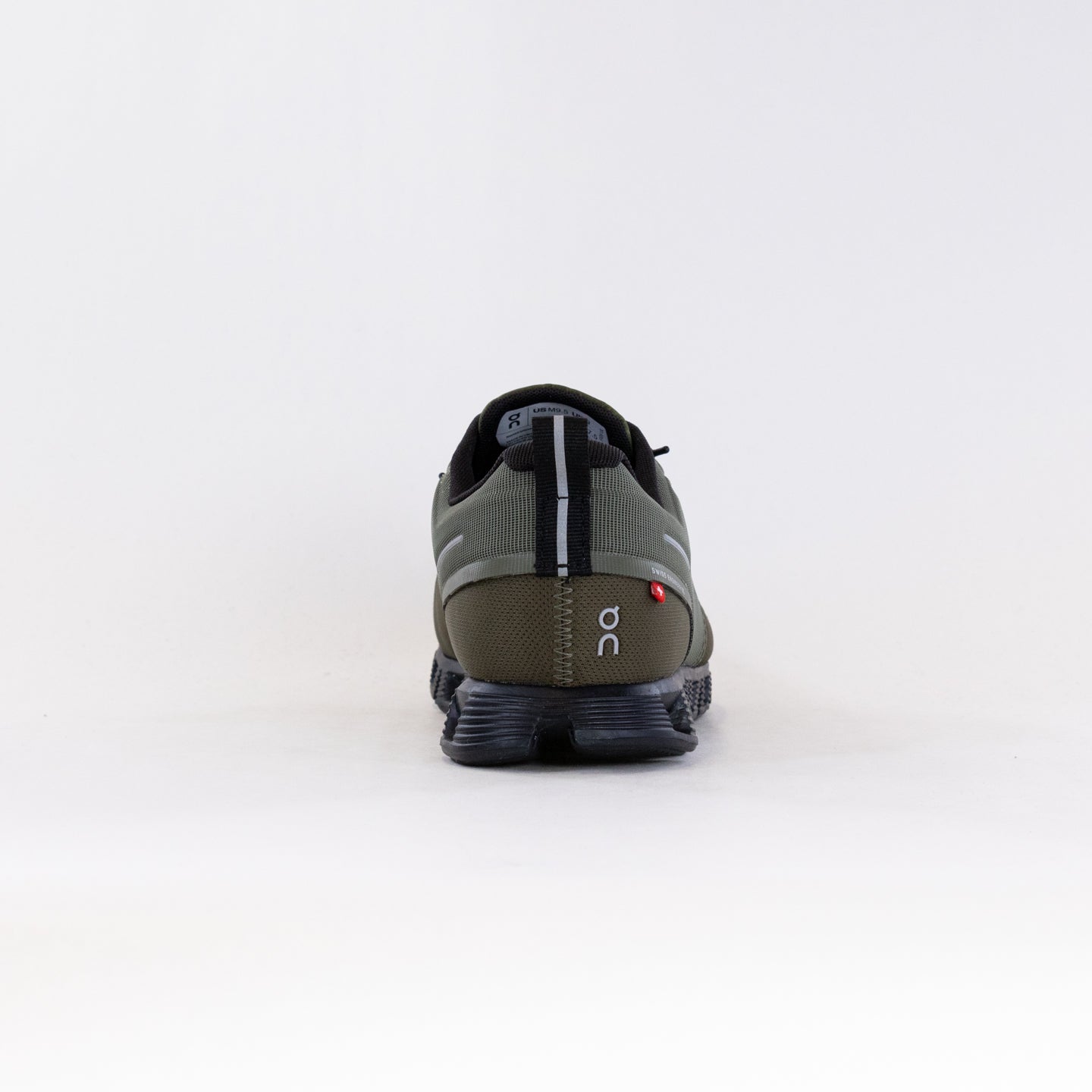 Men's Olive Black On Cloud 5 Waterproof Running Shoes with Sustainable Design
