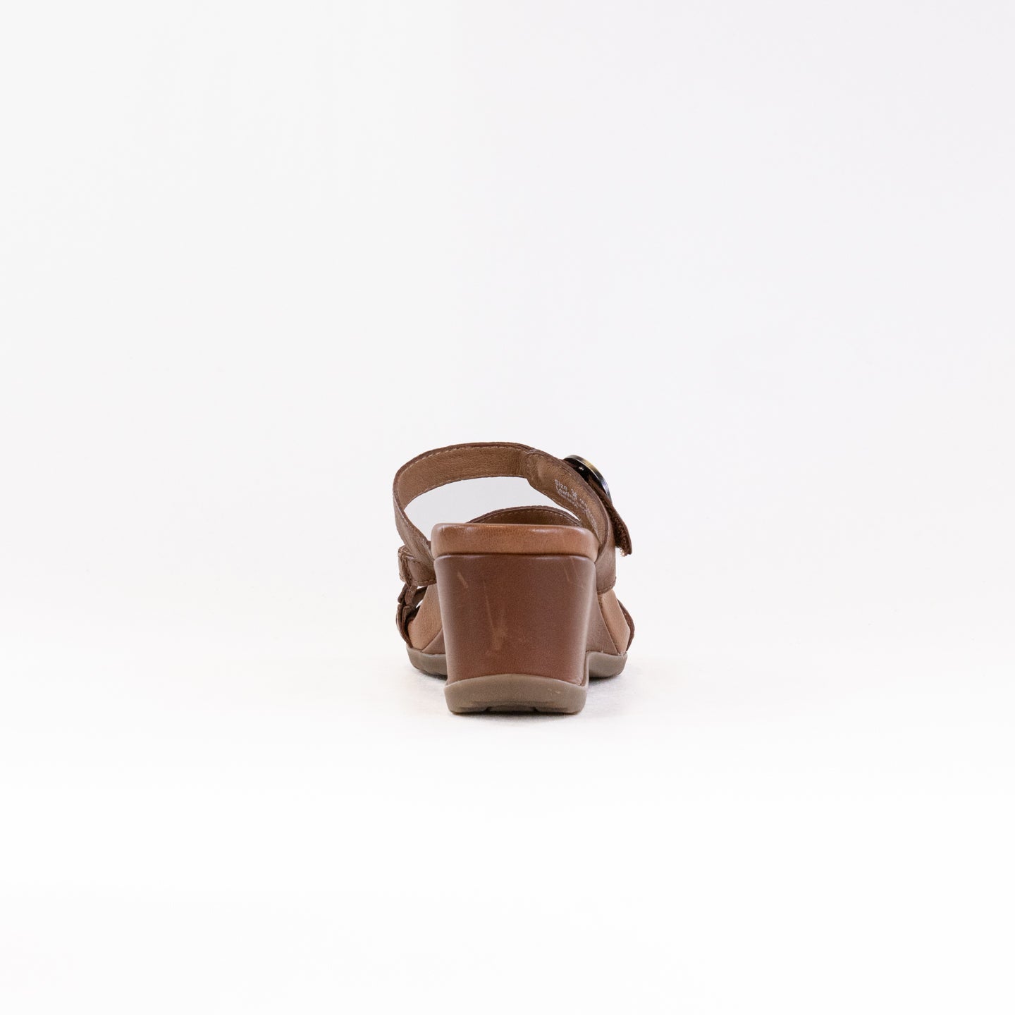 Women's Tan Dansko Ana Open - Back Wedge Shoes