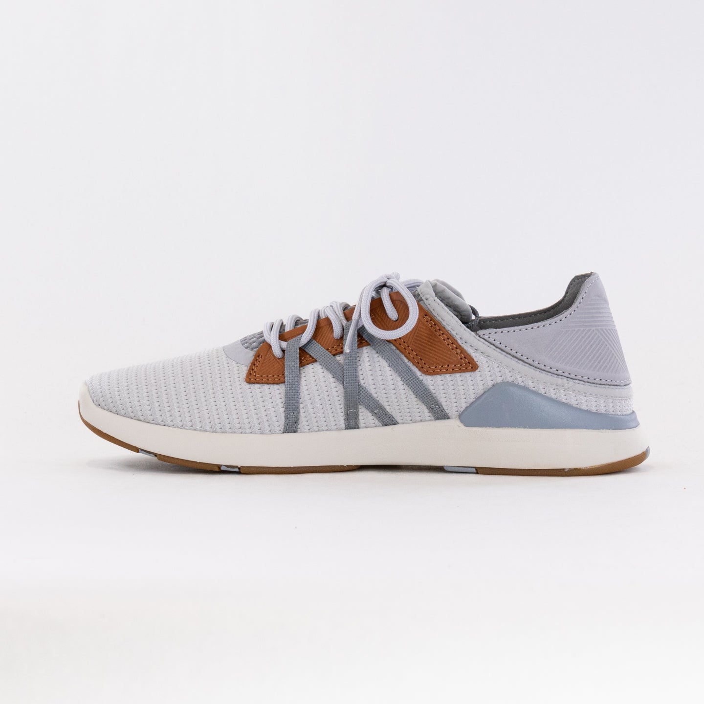 Olukai Men's Mio Li Sneakers in Mist Grey/Poi - Lightweight & Versatile