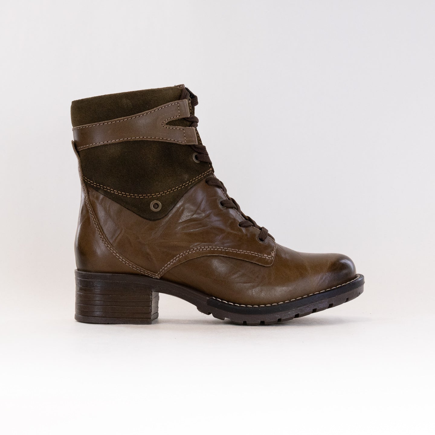 Women's Olive Dromedaris Kara Soft Suede Boots