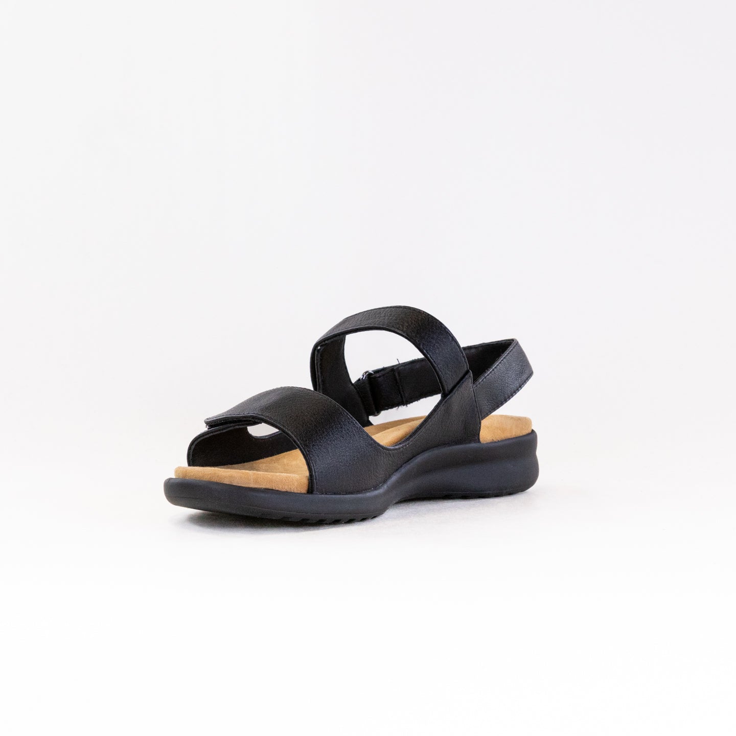 Ziera Women's Benji Sandals - Stylish Black with Black Sole