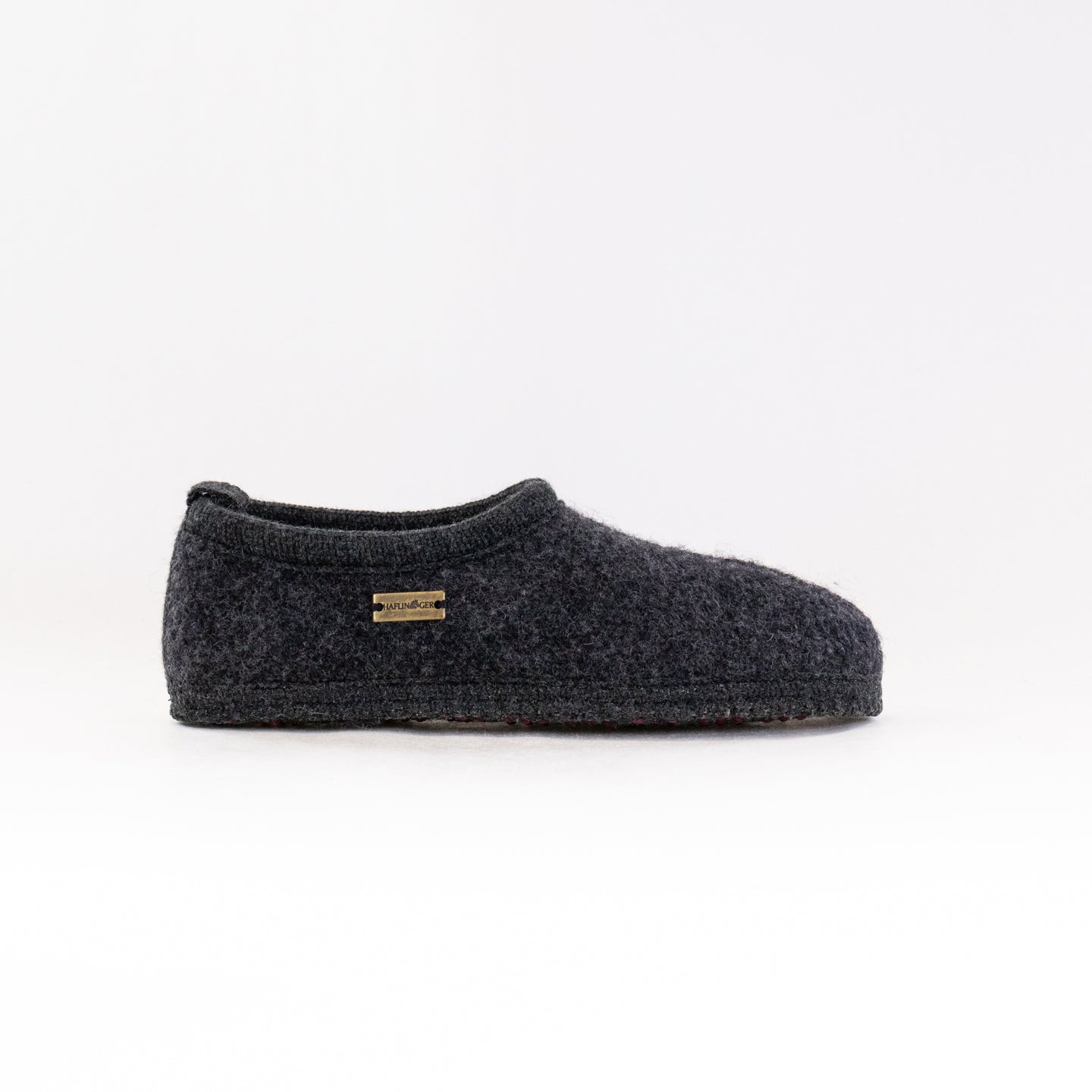 Unisex Haflinger Freddie Premium Comfort Slippers in Charcoal Color