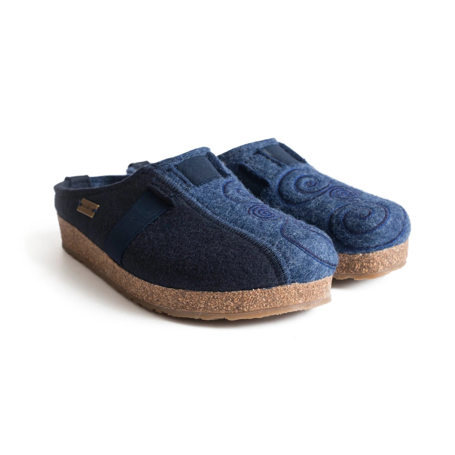 Women's Haflinger Magic Navy/Denim Comfortable Clogs