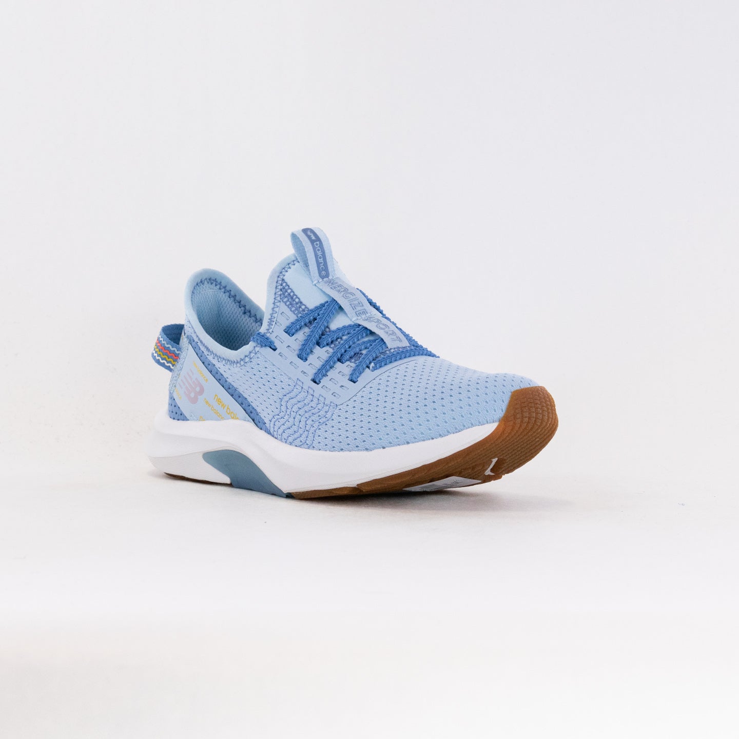 New Balance Women's DynaSoft Nergize Sport Version 2 Sneakers in Light Chrome Blue and Sea Salt Colors