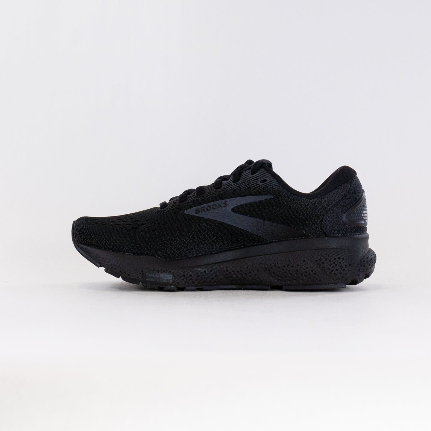 Women's Brooks Ghost 16 - Stylish Black/Ebony Running Shoes