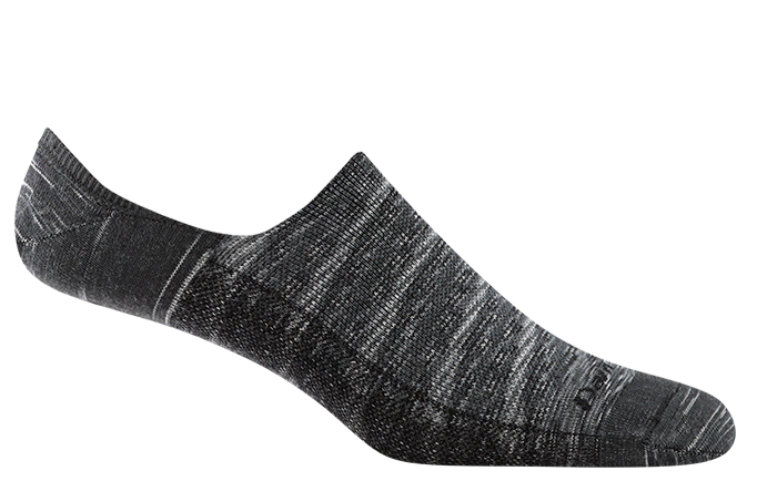 Darn Tough Men's Lightweight Space Gray No Show Hidden Lifestyle Socks