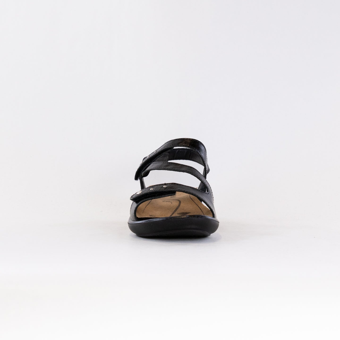 Stylish Women's Black Romika Ibiza 70 Adjustable Sandals