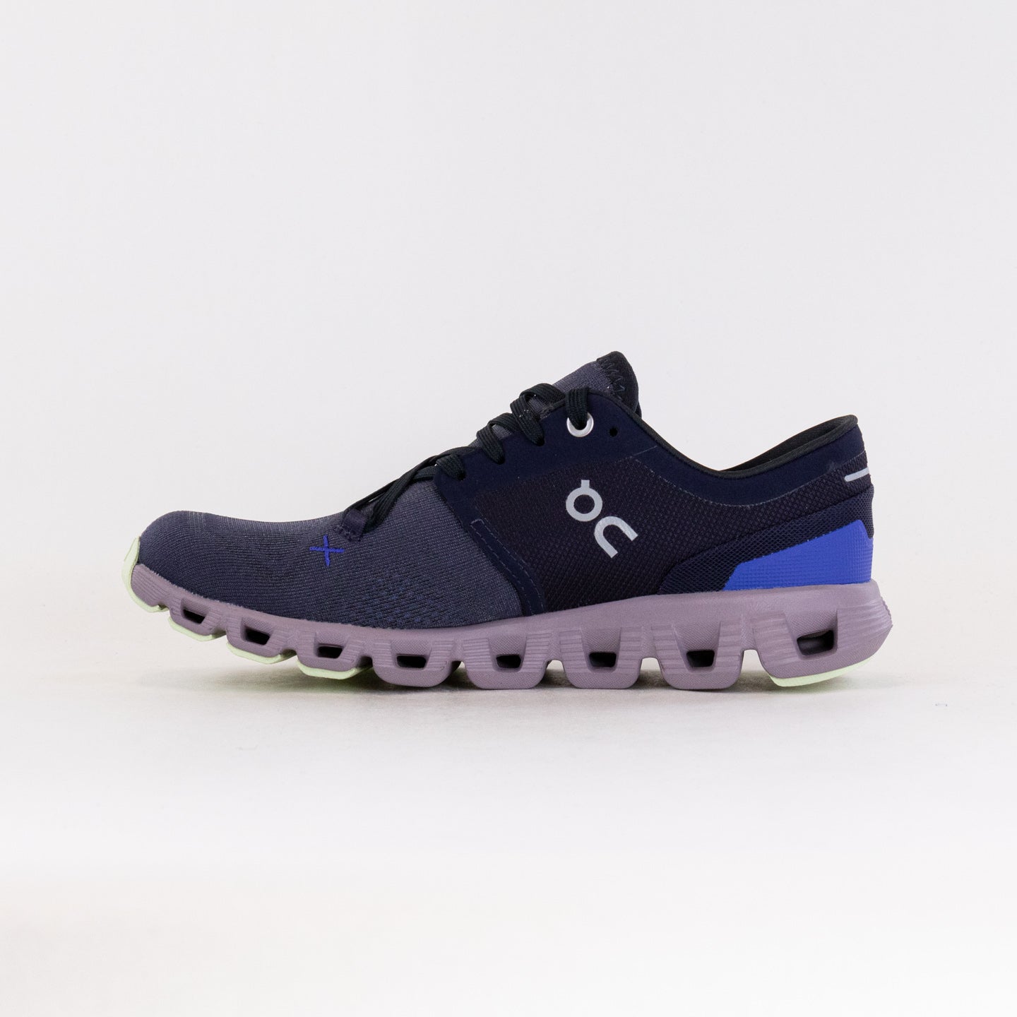 Women's On Cloud X 3 Running Shoes - Midnight/Heron Colorway