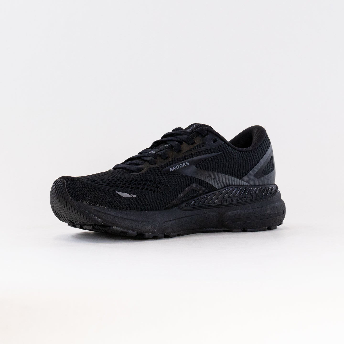 Women's Brooks Adrenaline GTS 23 Running Shoes - Black/Black/Ebony Colorway