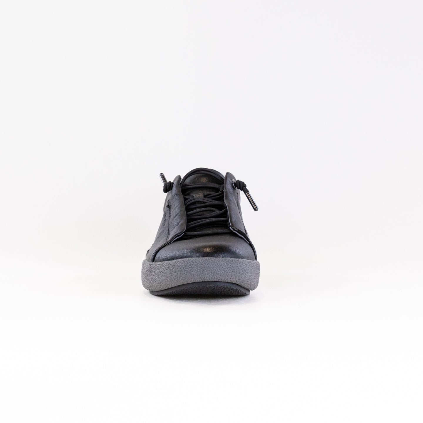 Josef Seibel Women's Claire 24 Black Leather Slip-on Sneakers