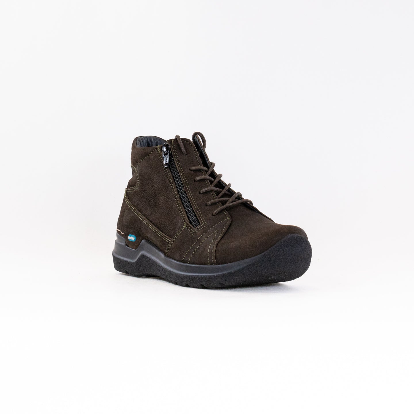 Wolky Women's Why - Stylish Antique Cactus Nubuck Ankle Shoes