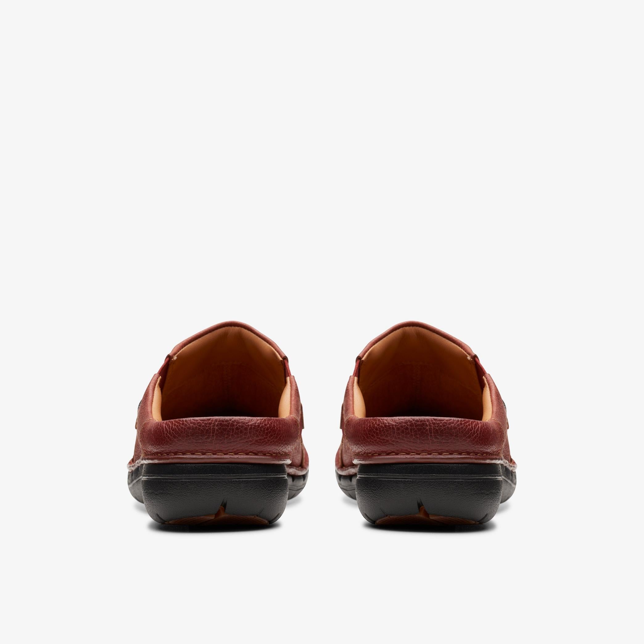 Clark's Women's Unstructured® Chestnut Leather Mule - Un Loop Ease
