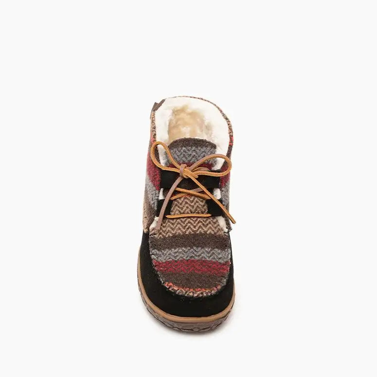 Minnetonka Women's Torrey Slipper Boots - Black Multi Color