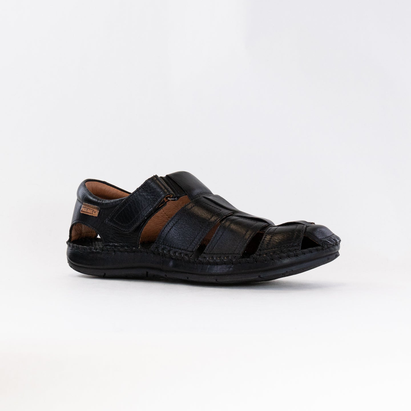 Men's Pikolinos Tarifa 06J - 5433 Black Leather Summer Shoes