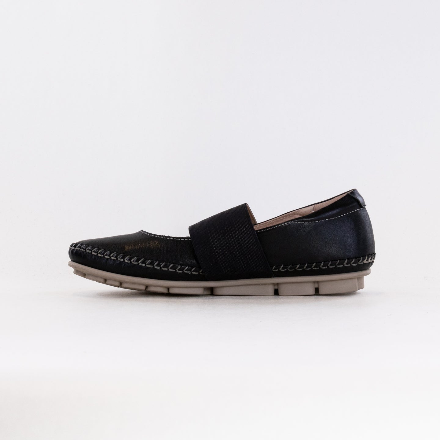 Pikolinos Women's Riola Elastic Black Ballet Flats - Ultra - Comfortable Footwear