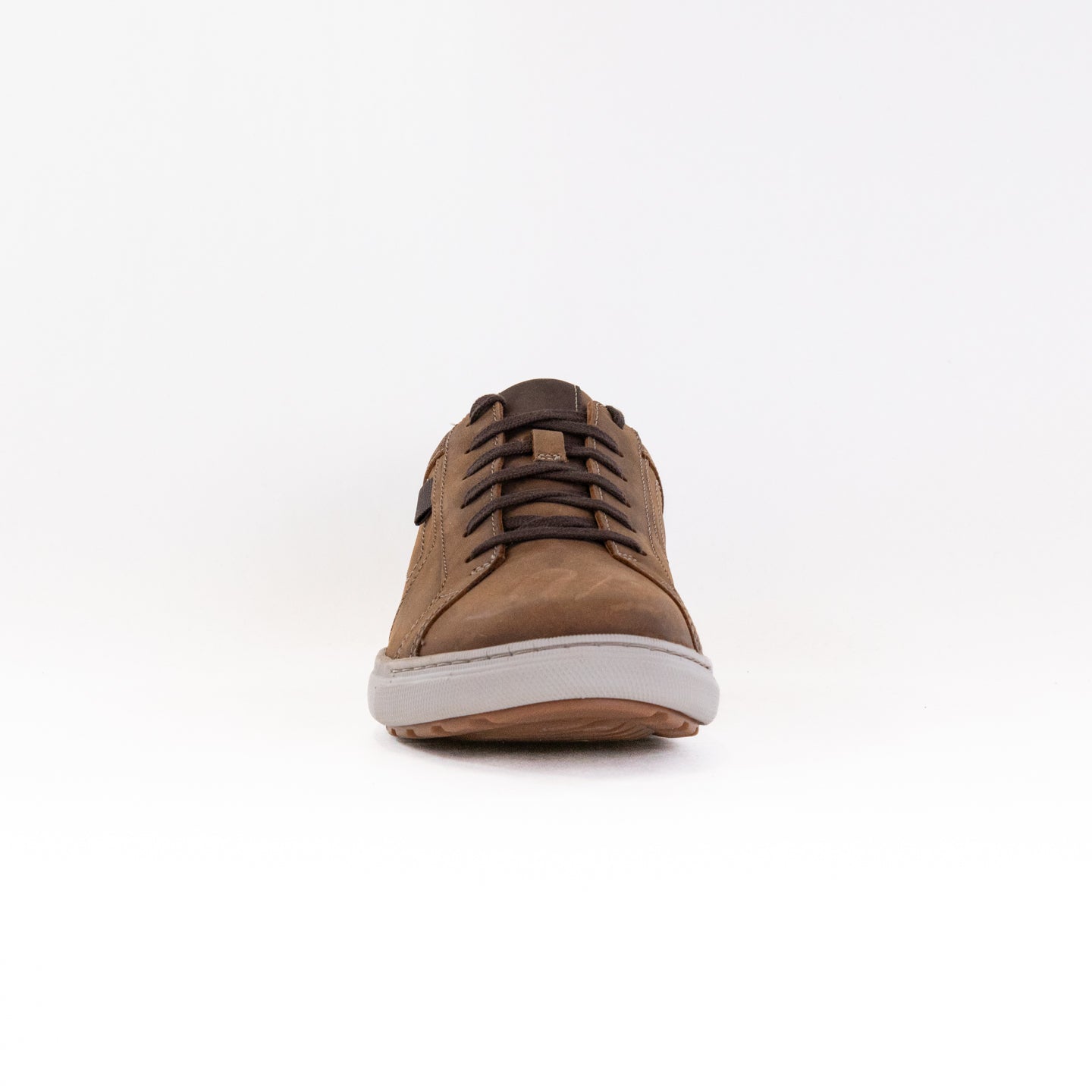 Men's Clarks Mapstone Lace Sneakers in Beeswax Durable Leather