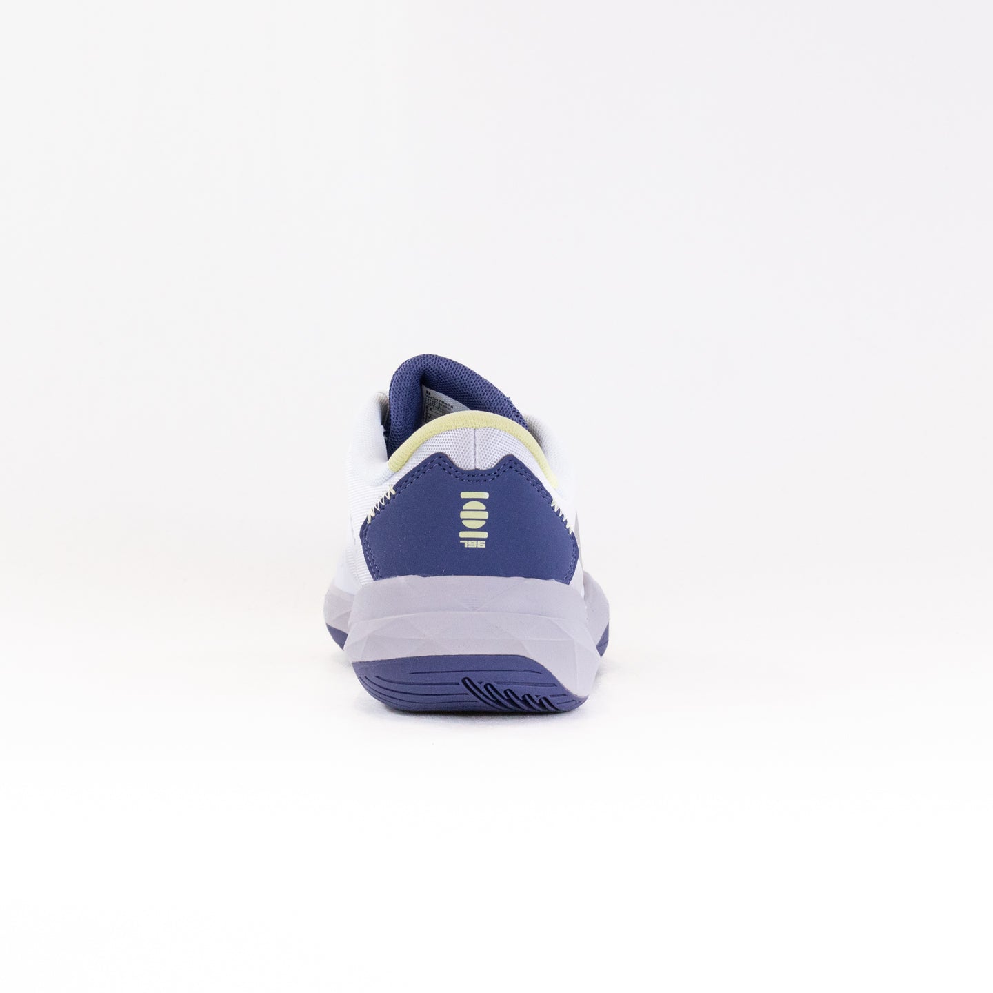 Unisex New Balance White/Blue Tennis Shoes for Hard Courts