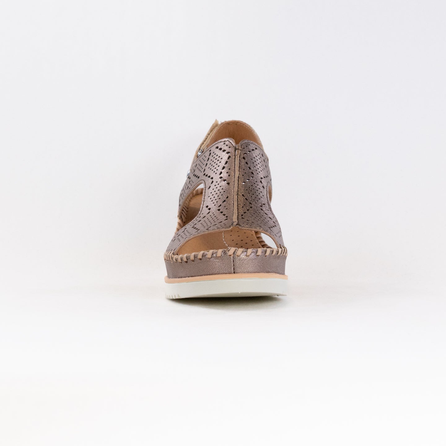 Pikolinos Aguadulce Women's Stone Sandals with Light Wedge Sole