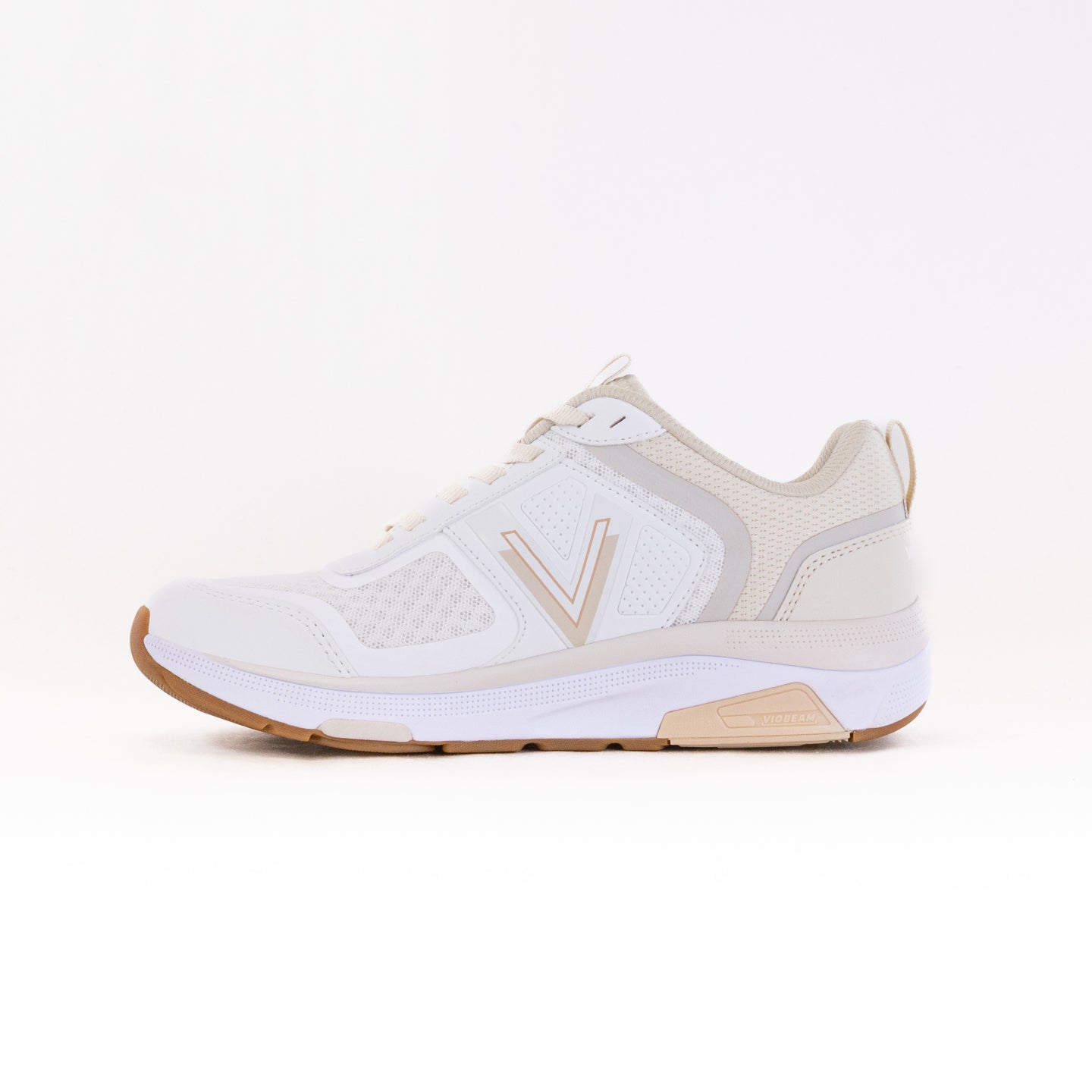 Women's Vionic Walk Strider - Stylish White/Cream Shoes for All-Day Comfort