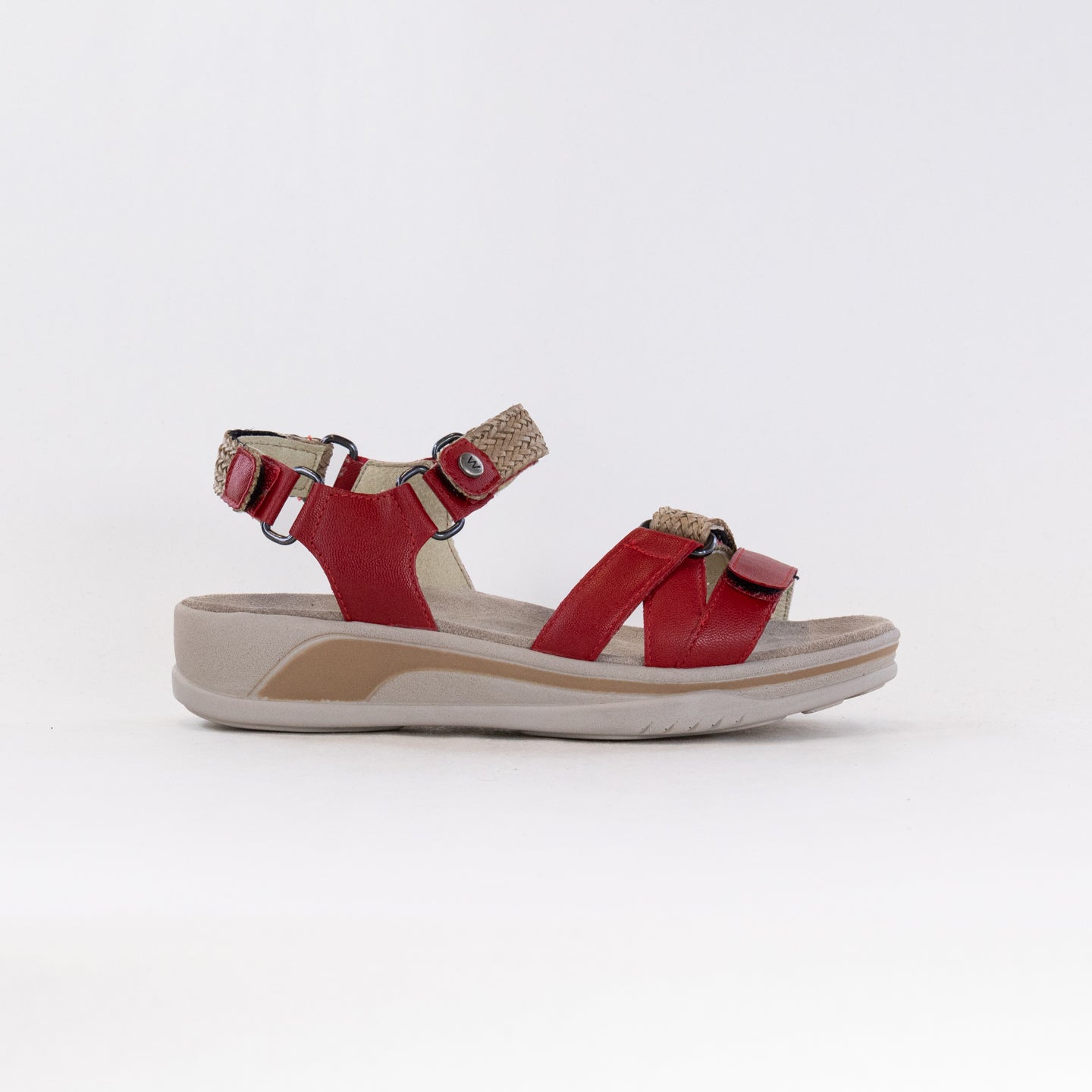 Stylish Red Wolky Acula Women's Sandals for Comfortable Walks