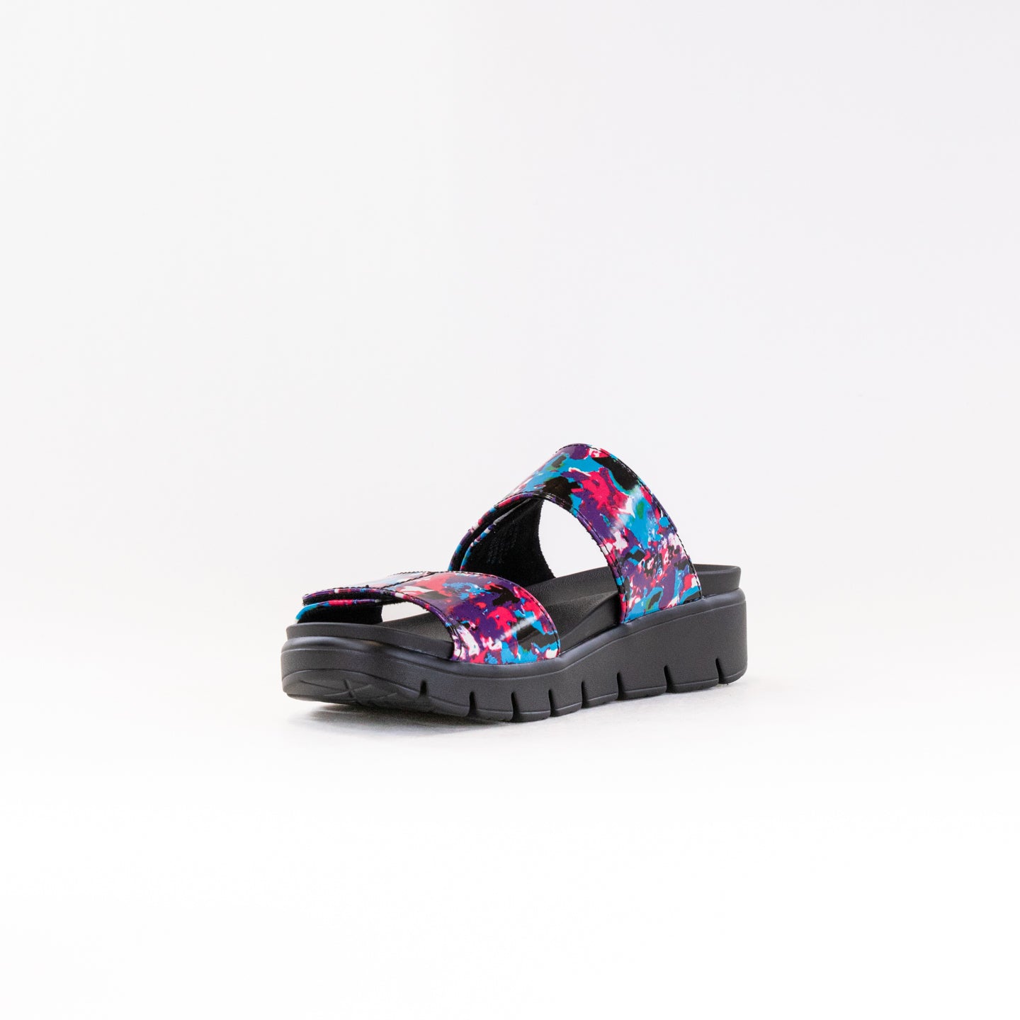 Alegria Women's Rubie Collage Party Vegan Leather Sandals