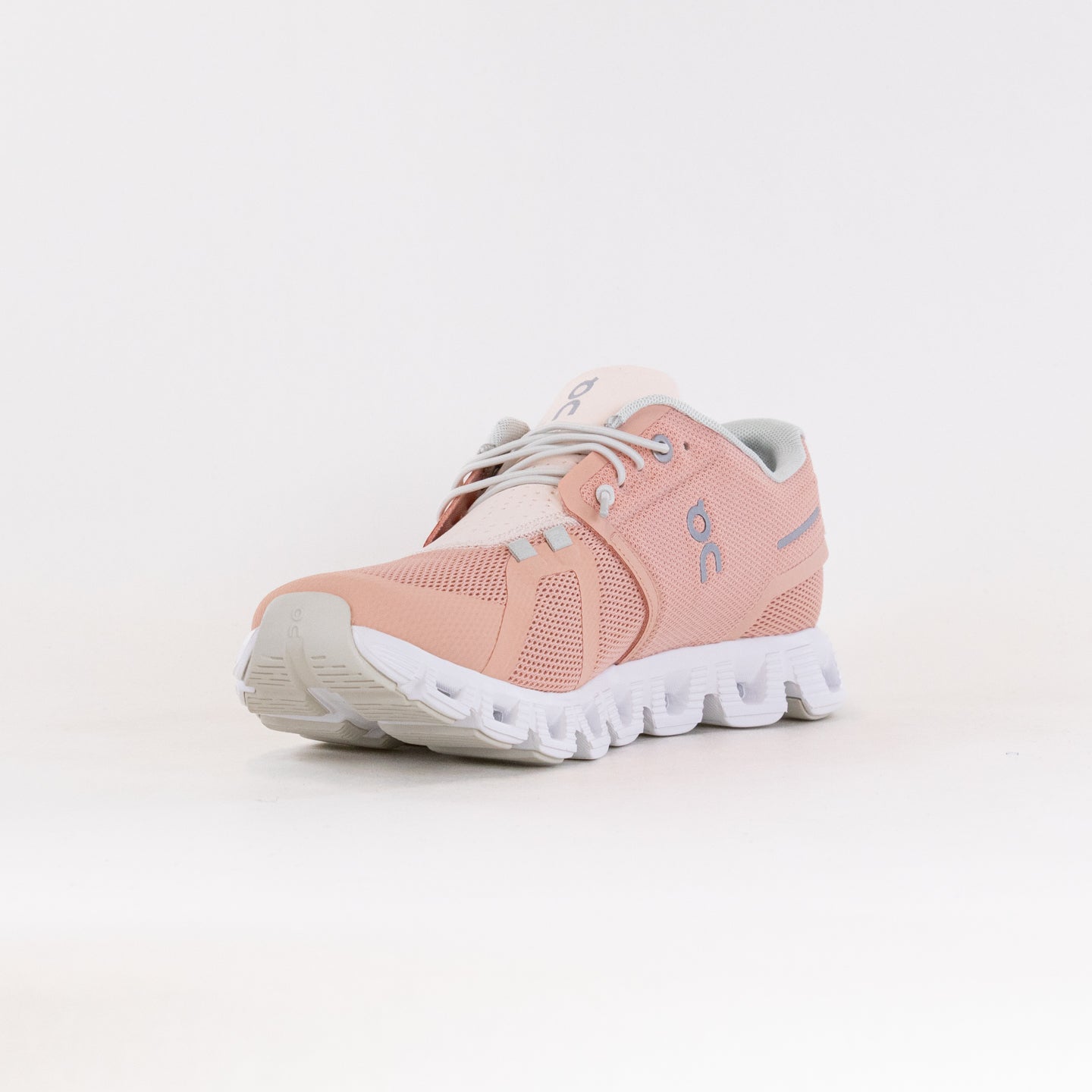 On Women's Cloud 5 Running Shoes - Rose/Shell Colorway
