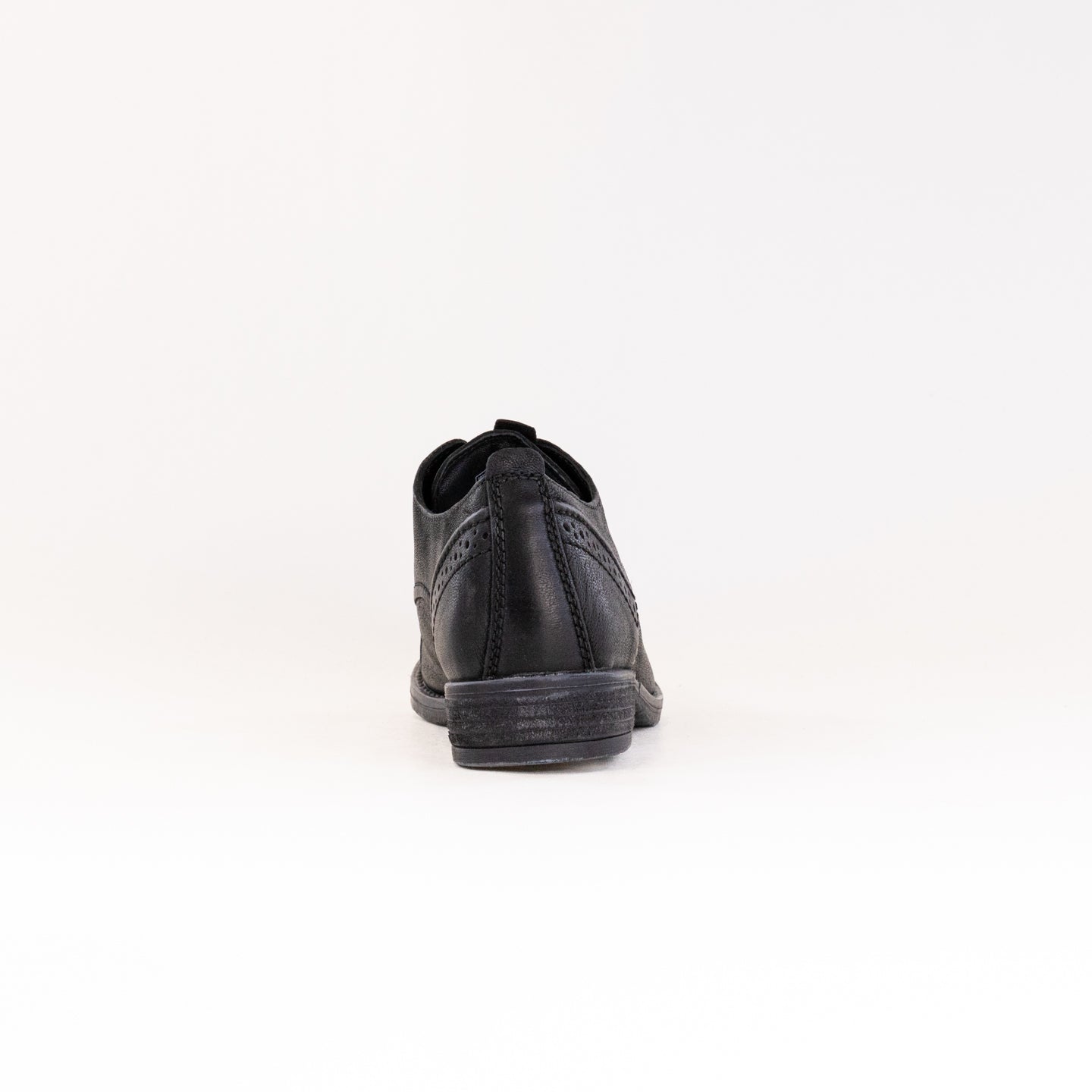 Josef Seibel Women's Black Sienna 12 Cap - Toe Brogue Shoes