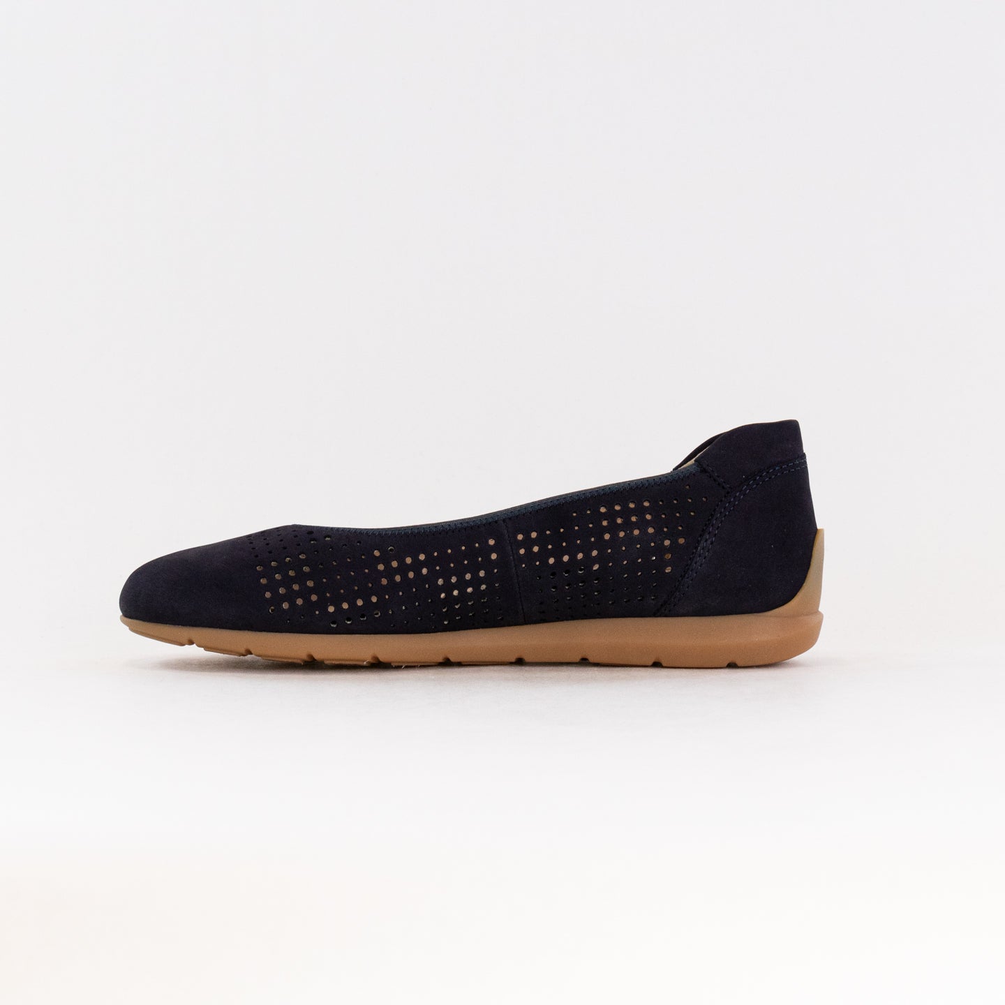 Navy Nubuck Women's Ara Sarah Performance Ballet Flats