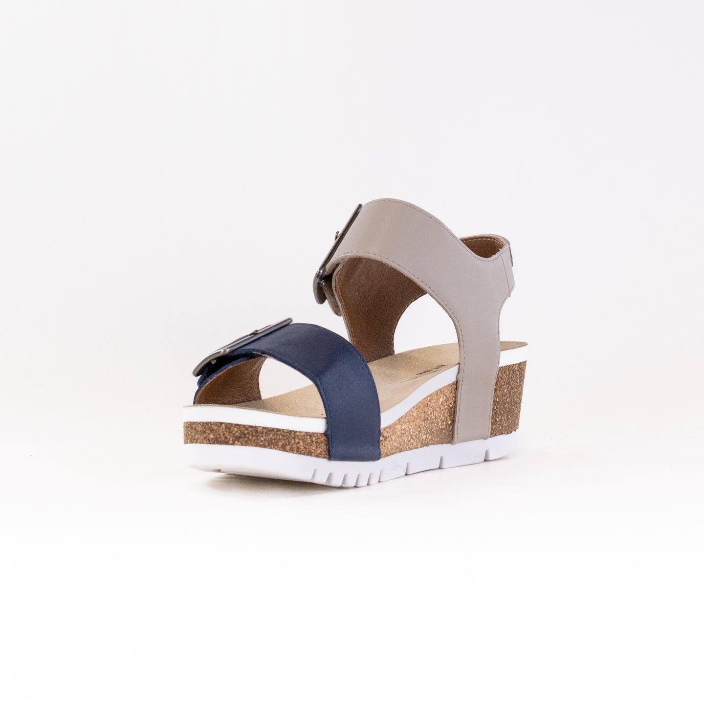 Josef Seibel Women's Quinn 02 Lightweight Wedge Sandals in Ocean/Creme