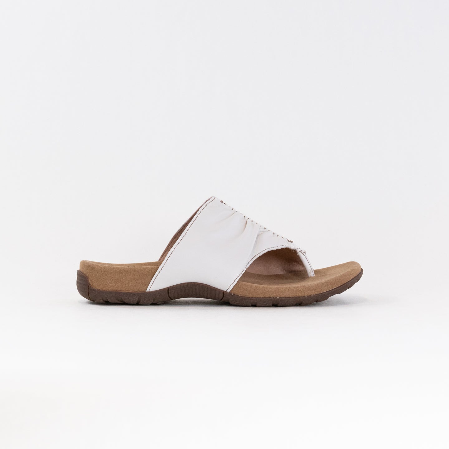 Taos Women's White Luxury Leather Gift 2 Sandals