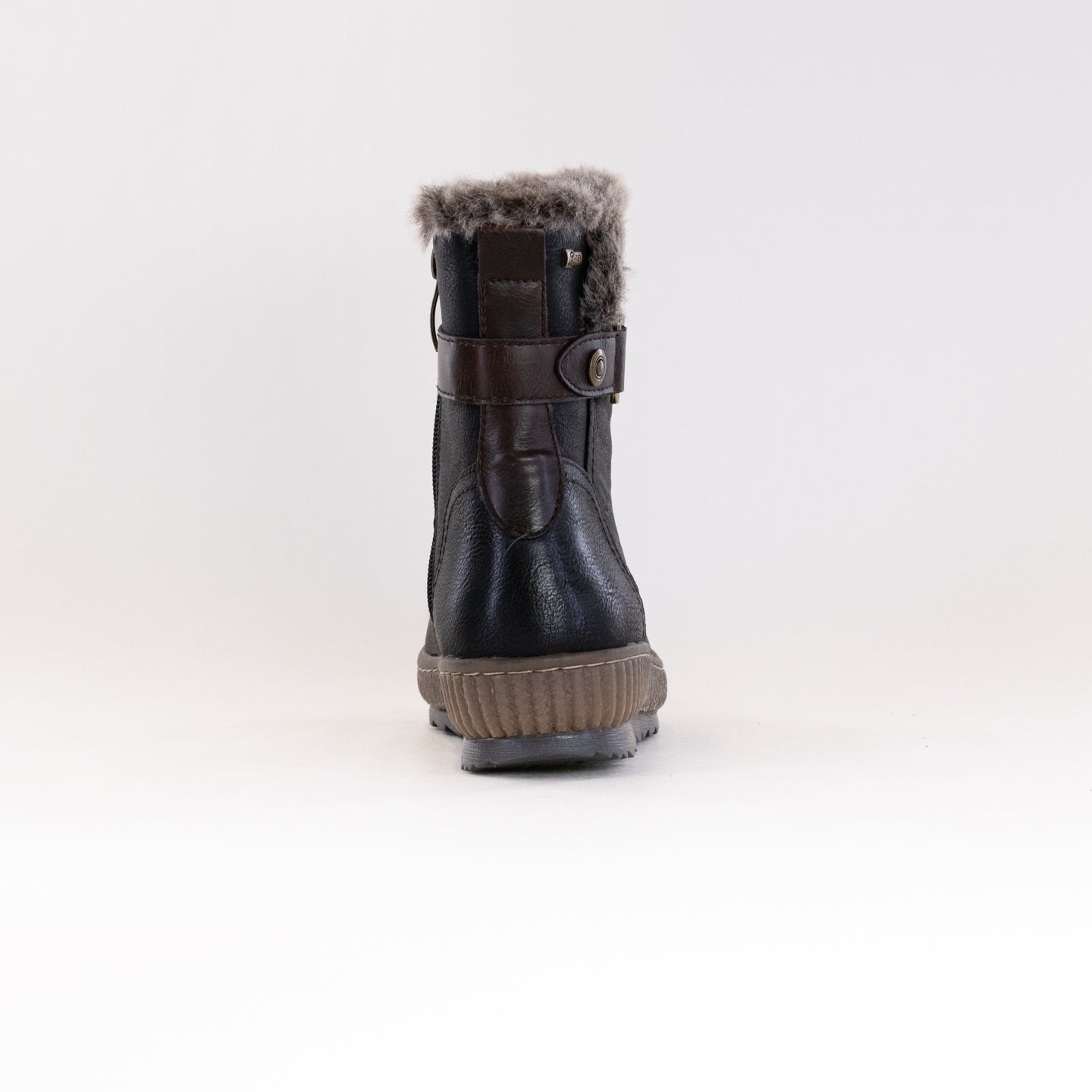 Women's Spring Step Milagra Black Water-Resistant Short Boots