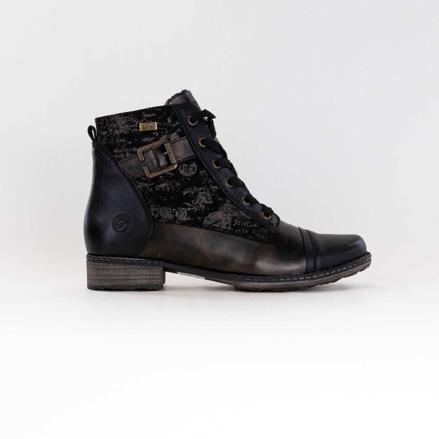 Women's Black Remonte Chandra 81 Ankle Boots with Comfort Features
