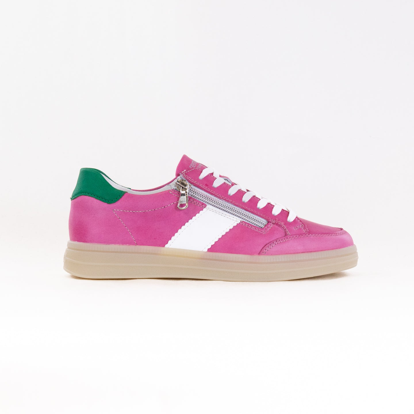 Remonte Women's D2C02 Demi Low - Top Sneakers in Fuchsia/White