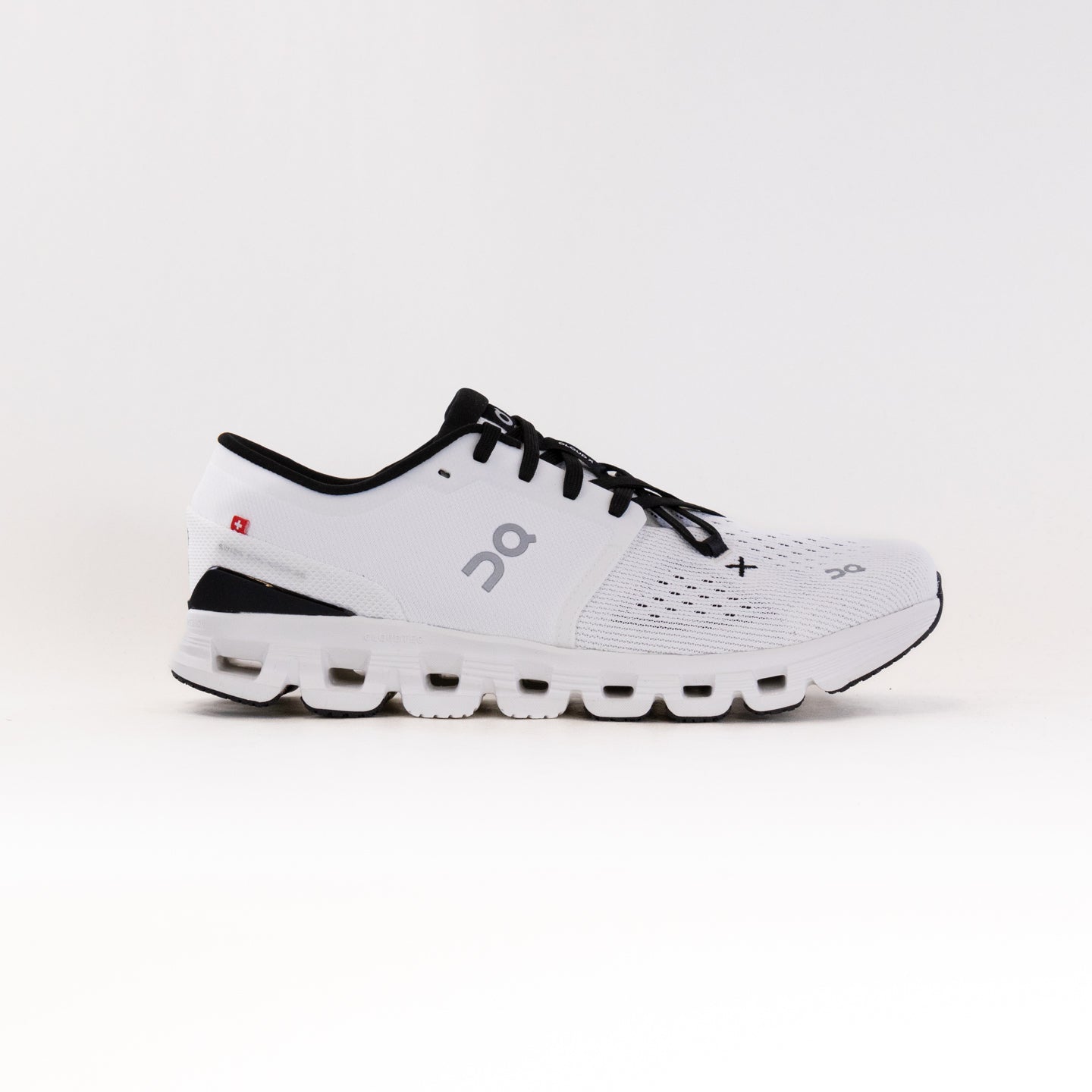 On Women's Cloud X 4 Training Shoes - Ivory and Black Colorway