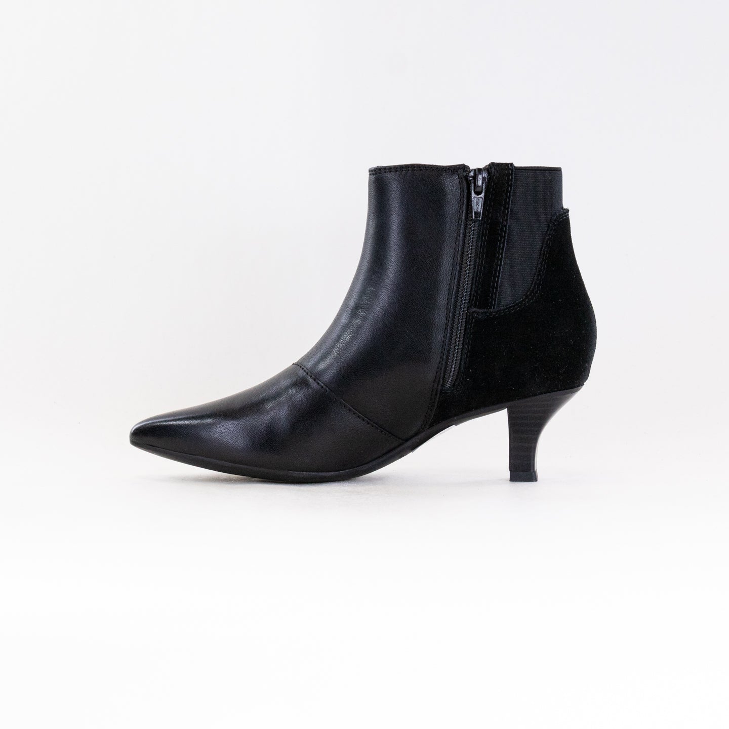 Women's Clarks Kepley Erin Black Leather Stylish Boots