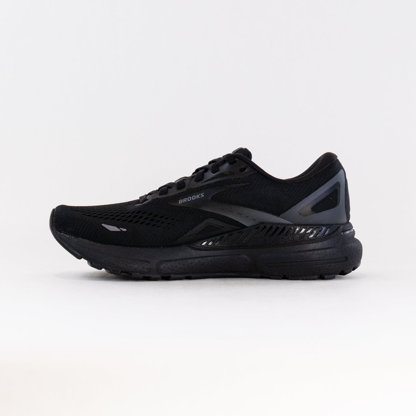 Women's Brooks Adrenaline GTS 23 Running Shoes - Black/Black/Ebony Colorway