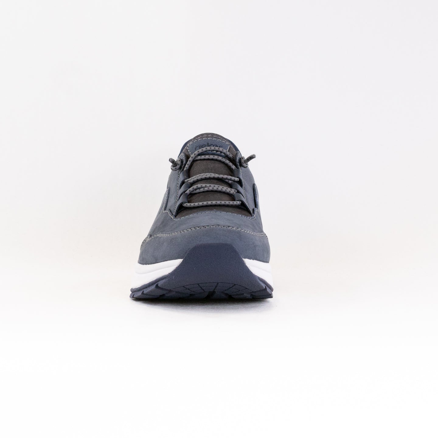 Men's Rieker Bruce 11055 Casual Slip-on Leather Shoes in Wave, Midnight, Smoke, and Rauch Colors