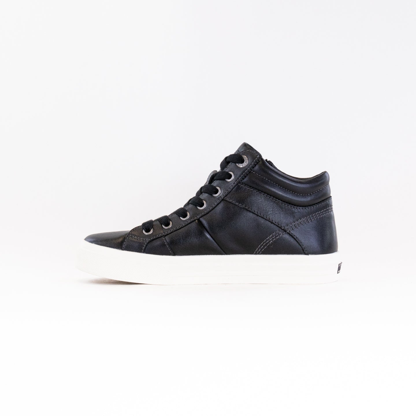 Black Women's Taos High Top Lace Up Leather Winning Sneakers