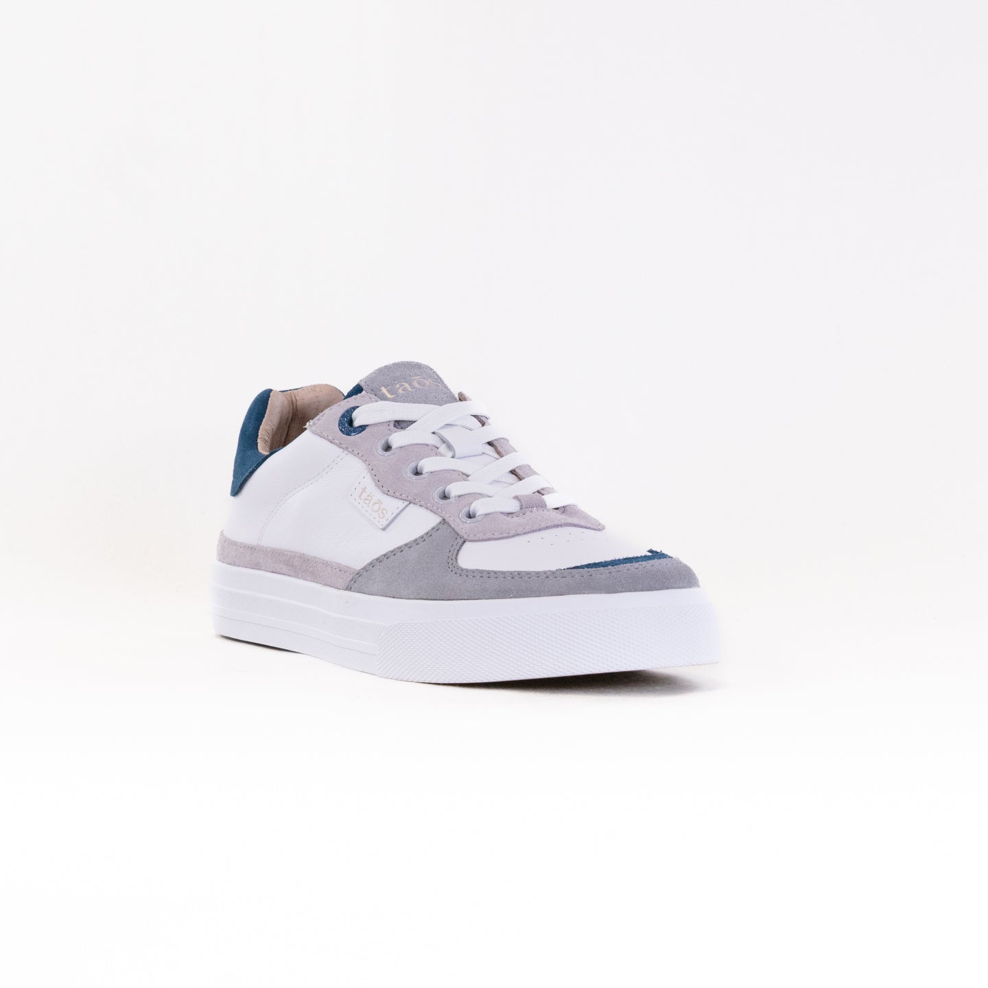 Limited Edition Women's Taos Pop Soul Sneakers in Grey/Petrol Blue Multi