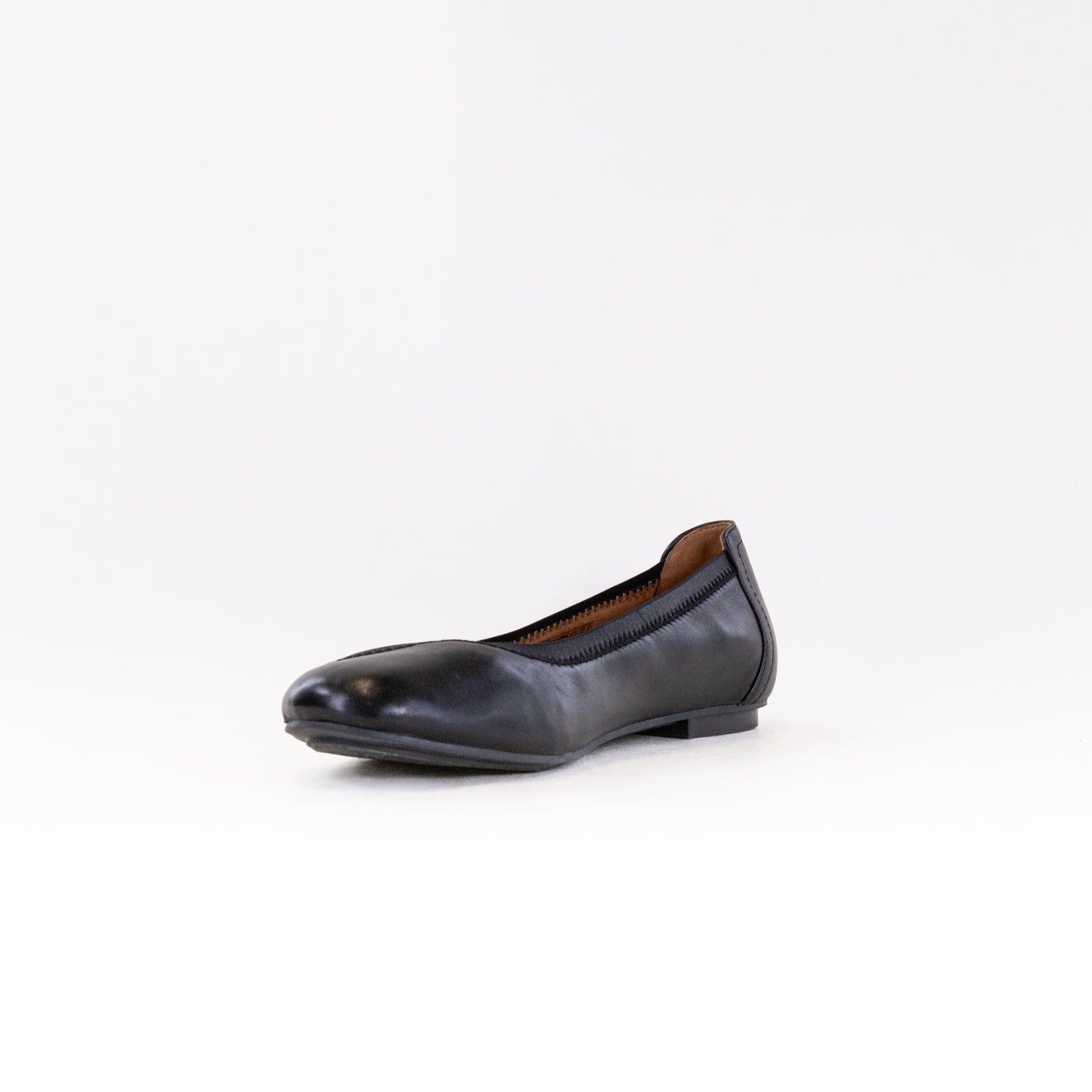 Women's Vionic Caroll Black Ballet Flats with Luxe Details