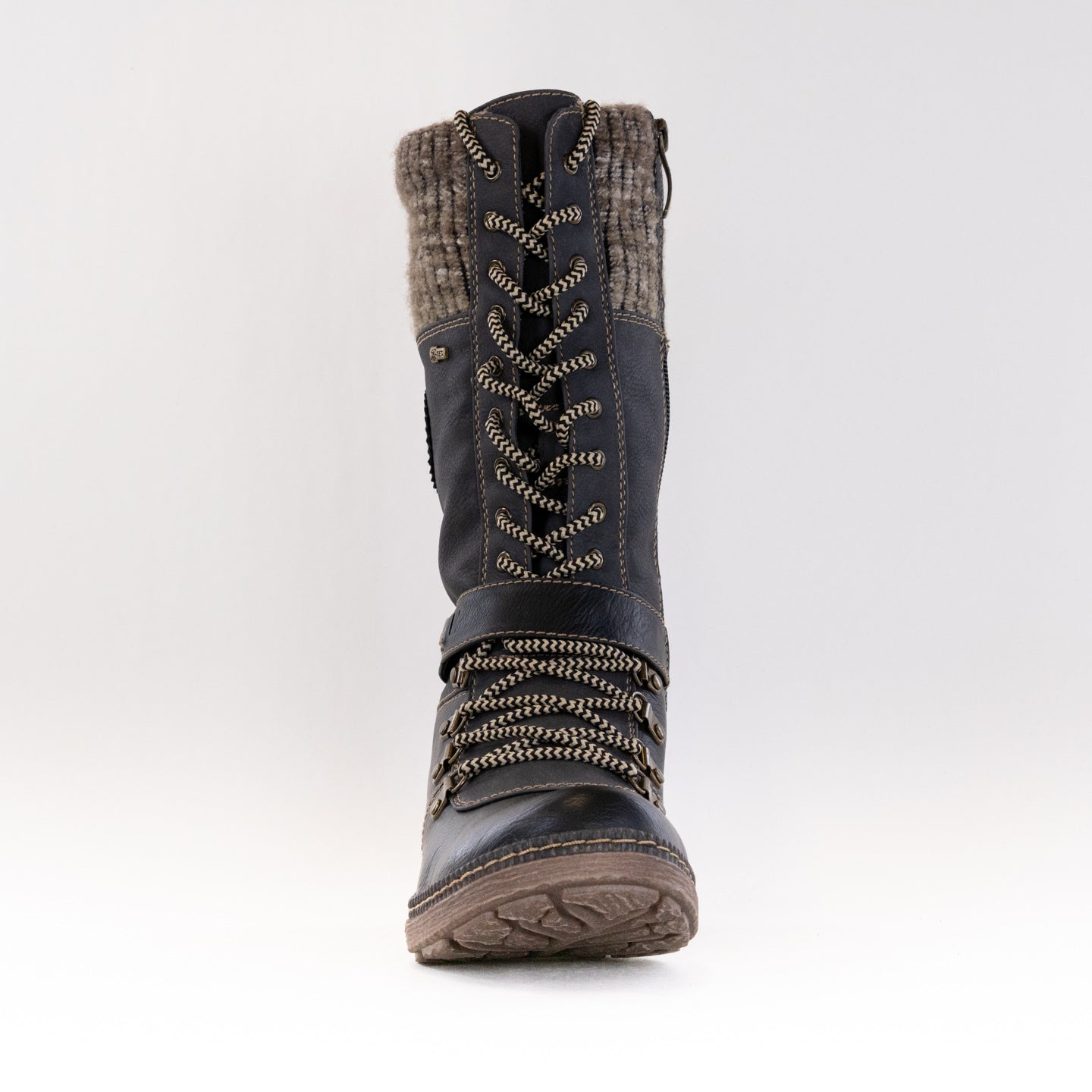Women's Spring Step Ababi Black Water-Resistant Hiking Boots
