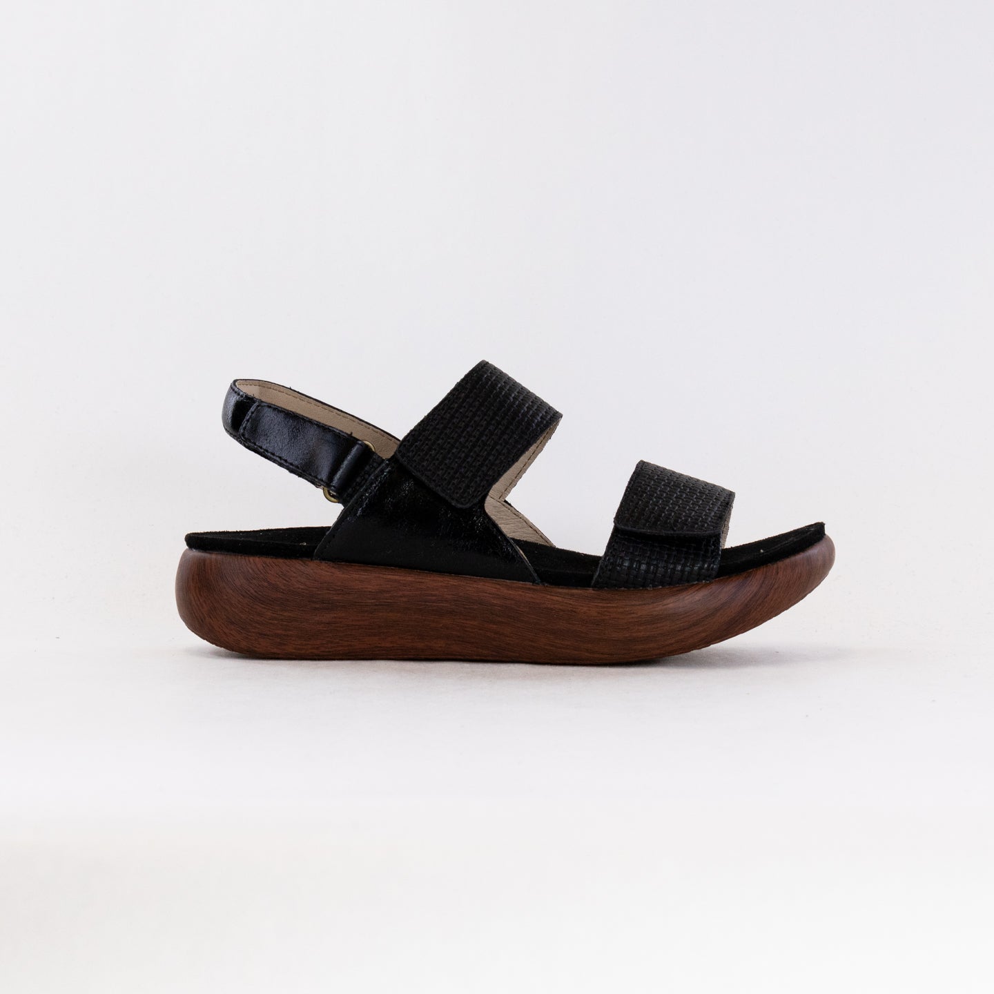 Alegria Women's Bailee Woven Sandals in Noir Color