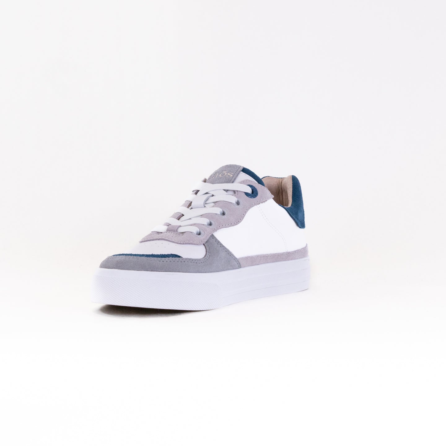 Limited Edition Women's Taos Pop Soul Sneakers in Grey/Petrol Blue Multi
