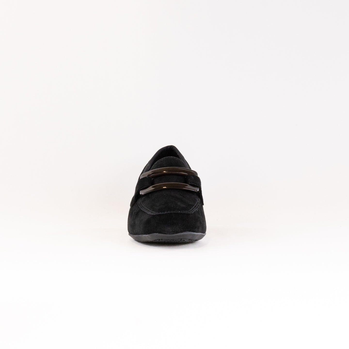 ARA Women's Glimmer Black Suede Loafer Pump - Stylish and Comfortable Footwear