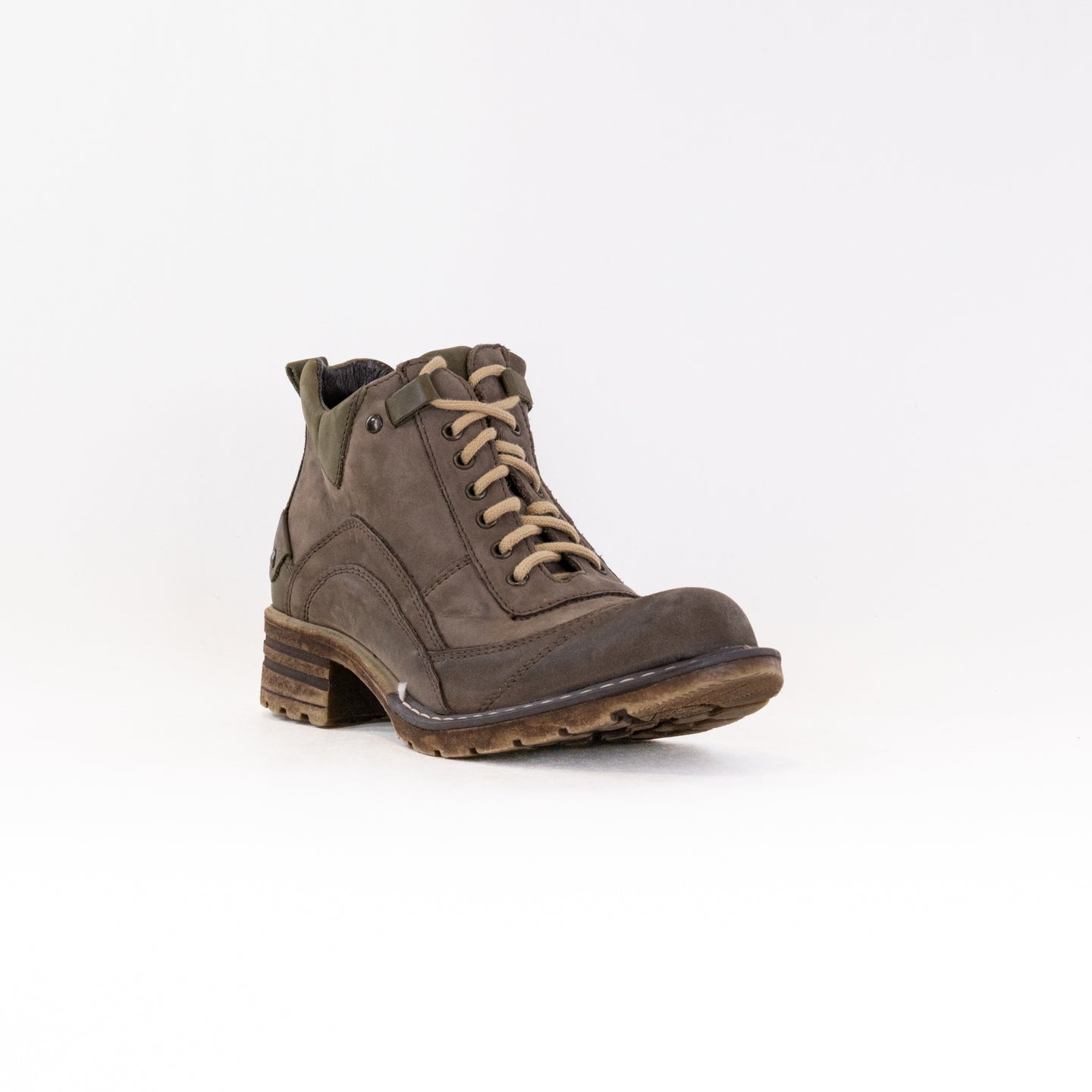 Women's V-Italia 1162 Giovanne Olive Ankle Booties - Supportive for Long Walks