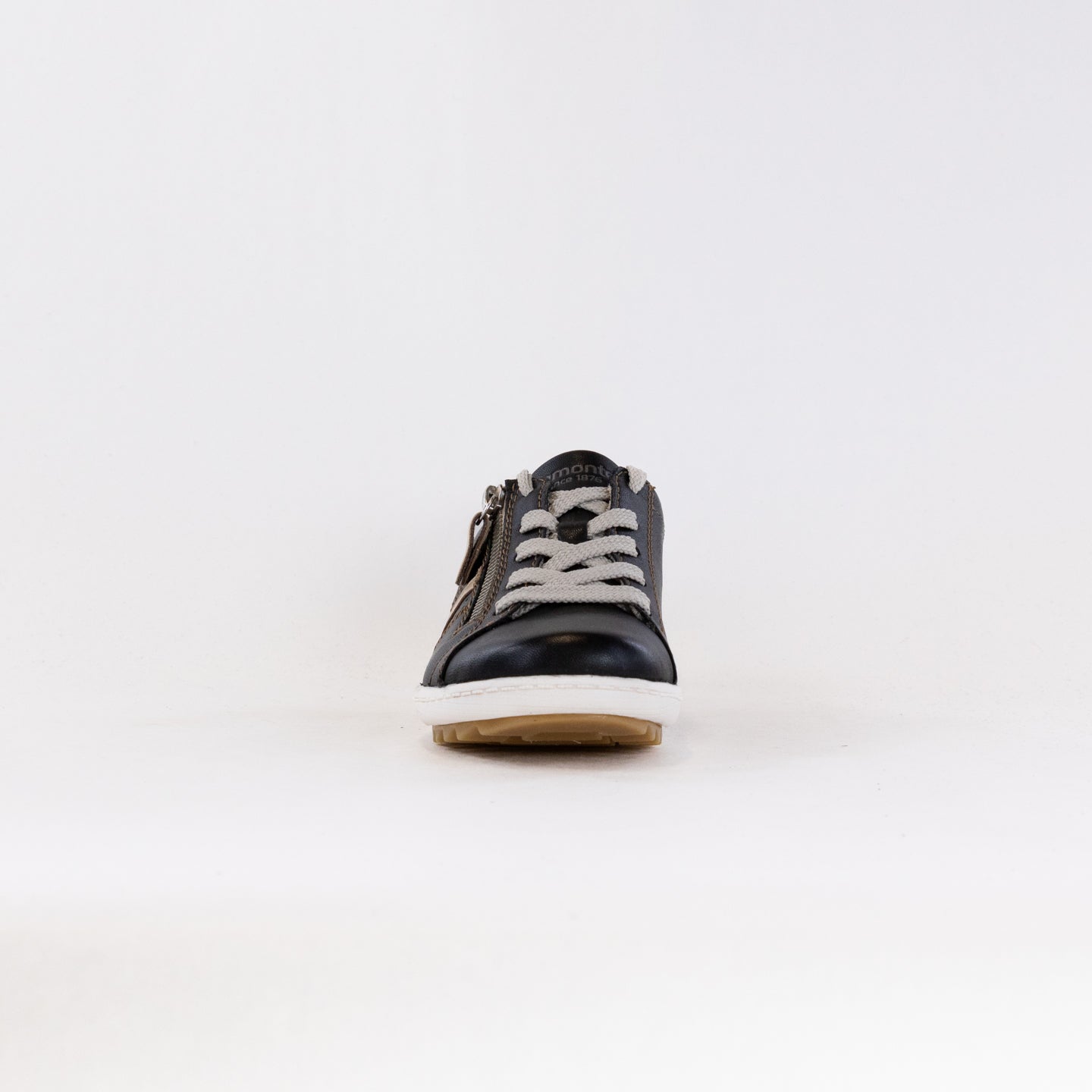 Remonte Liv 32 Women's Black Leather Lace - up and Zip Casual Everyday Shoes