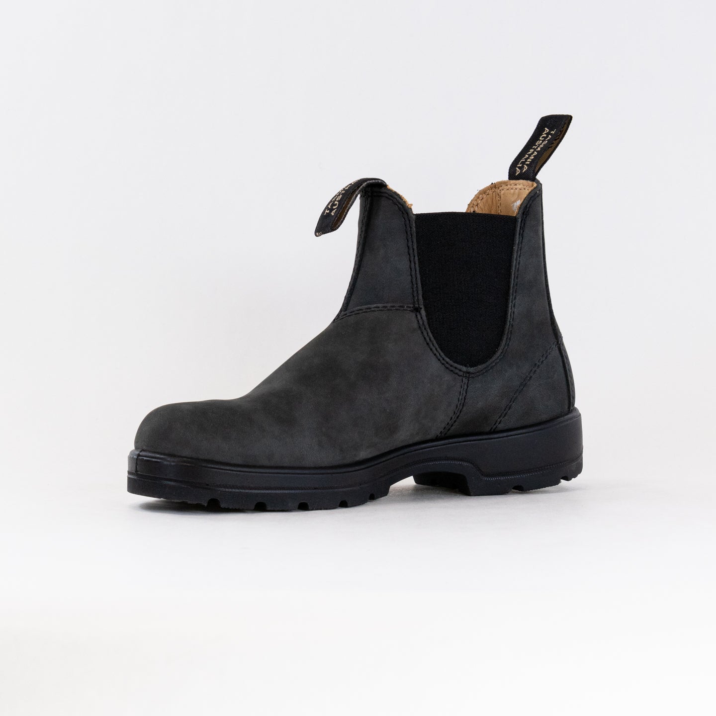 Blundstone Unisex Leather Chelsea Boots - 587 Model in Rustic Black