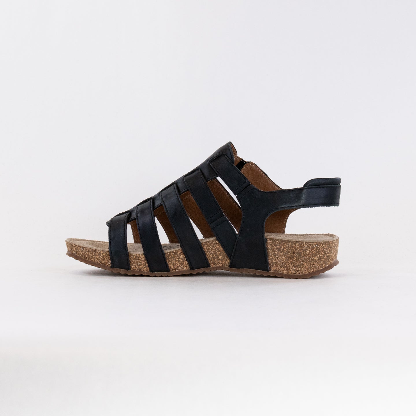 Josef Seibel Women's Black Gladiator Sandals - Tonga 81
